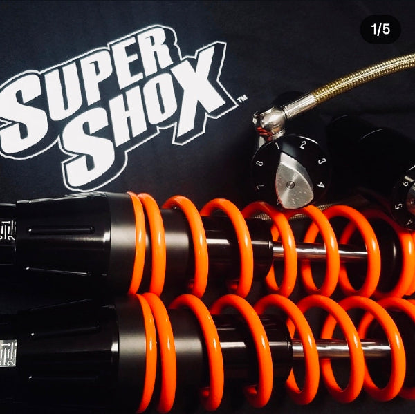 Super Shox Platinum RR1 Remote Reservoir – orange spring shocks