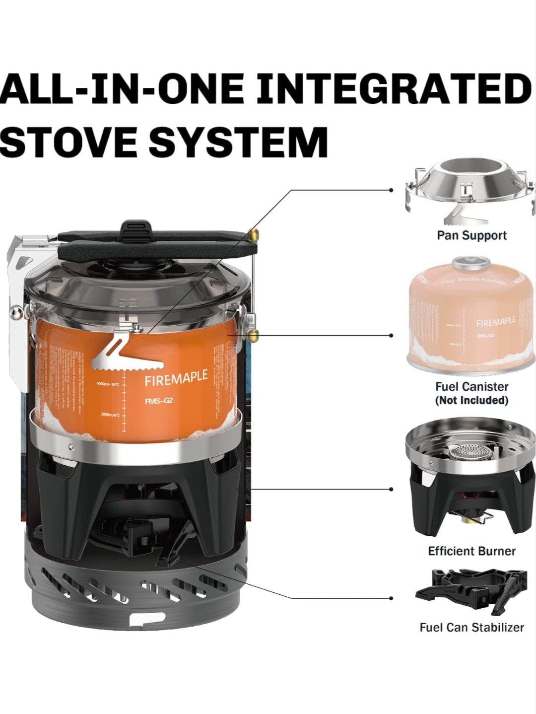 Lightweight Moto Camping Stove