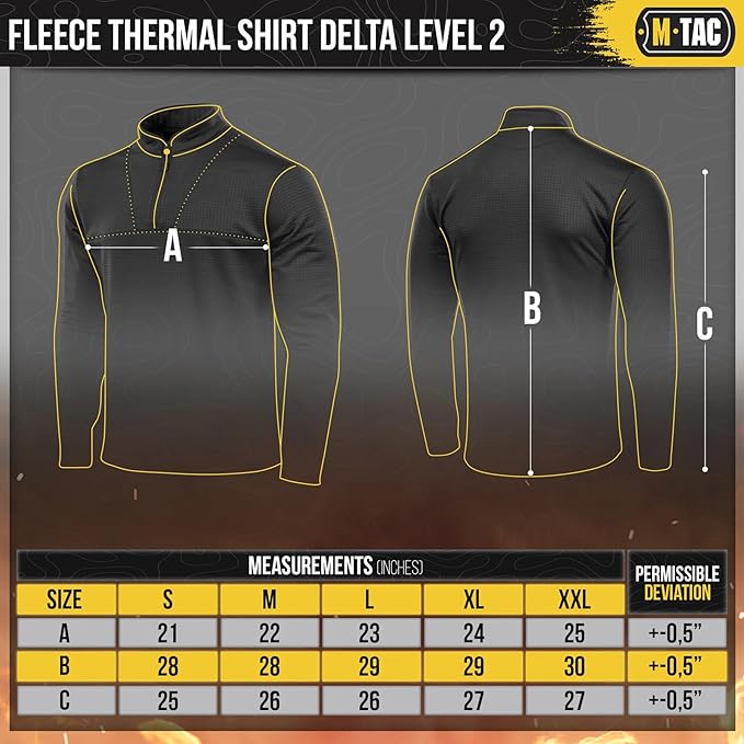 Thermal Fleece Lined Compression Shirt