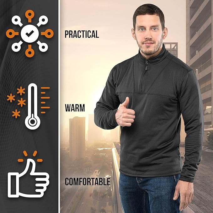 Thermal Fleece Lined Compression Shirt