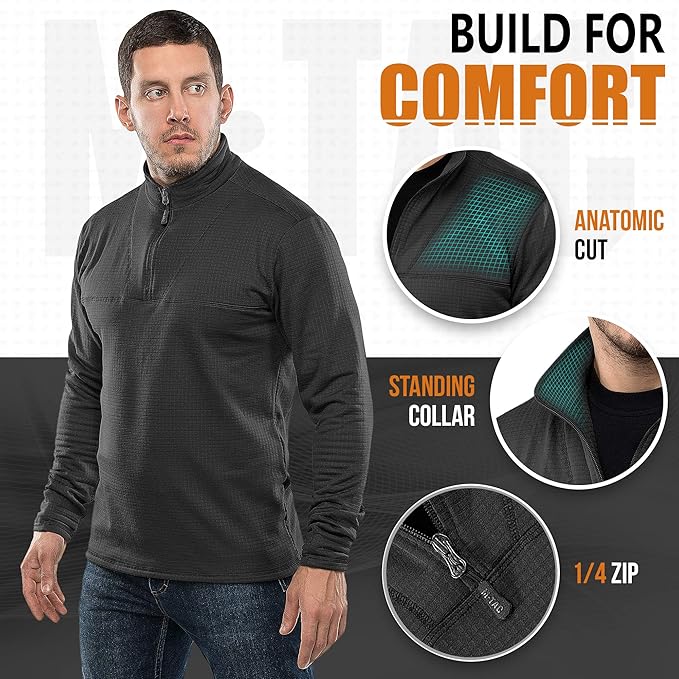 Thermal Fleece Lined Compression Shirt