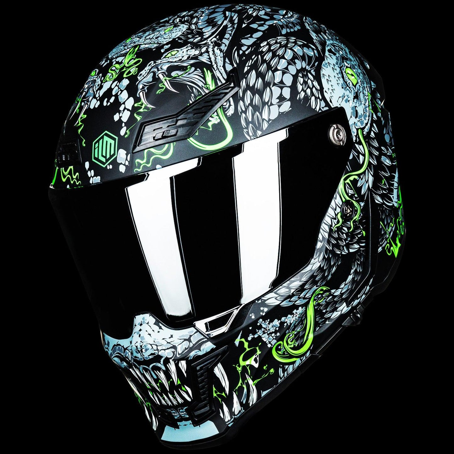 ILM Full Face Motorcycle Helmets Racing Helmet Model MF509