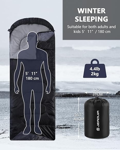 Lightweight Cold Weather Sleeping Bag