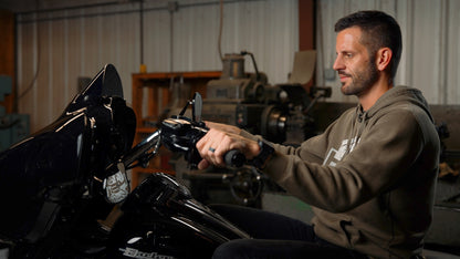 KST Reduced Reach handlebars for 1996-2023 batwing Touring