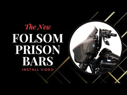 Tab Performance | Folsom Prison 12" Handlebars | 1.25" Clamp | Harley-Davidson Street Glide (2015–2024)