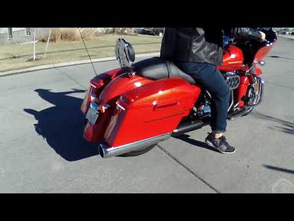 TAB Performance 4.5" Torched Chrome BAM Sticks Slip-On Mufflers | Harley-Davidson Road/Street Glide 17'-Up