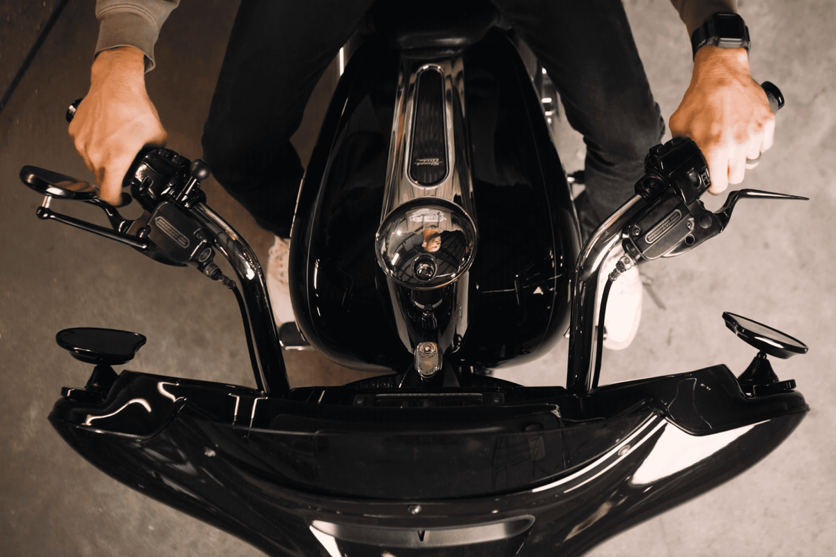 KST Reduced Reach handlebars for 1996-2023 batwing Touring