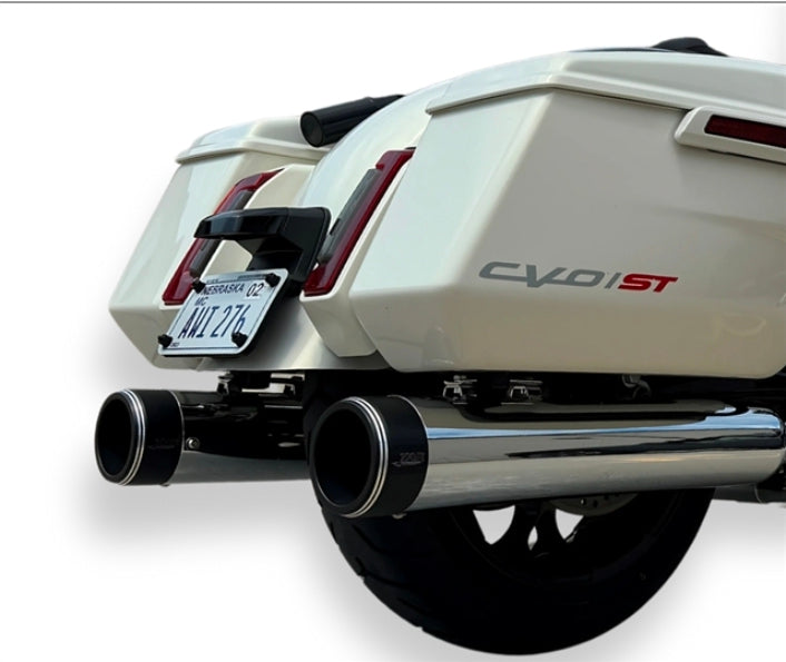 Tab Performance Redline 4.5" Slip-On Mufflers | Harley-Davidson Road Glide / Street Glide (17'-Present Touring Models)