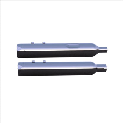 4.5" B.A.M. Stick Slip-on On Mufflers | Midnight Chrome | 2017 & Up | Harley-Davidson