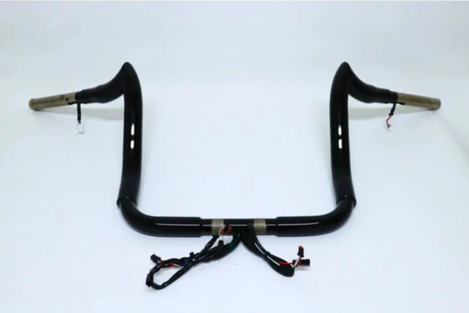 KST Pre-Wired Bison Bagger Handlebars for 1996–2023 Harley Street Glide | American-Made Handlebars