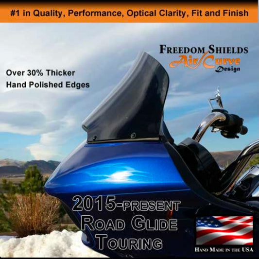 Freedom Shields Road Glide / RG3 Windshield (2015–2023)