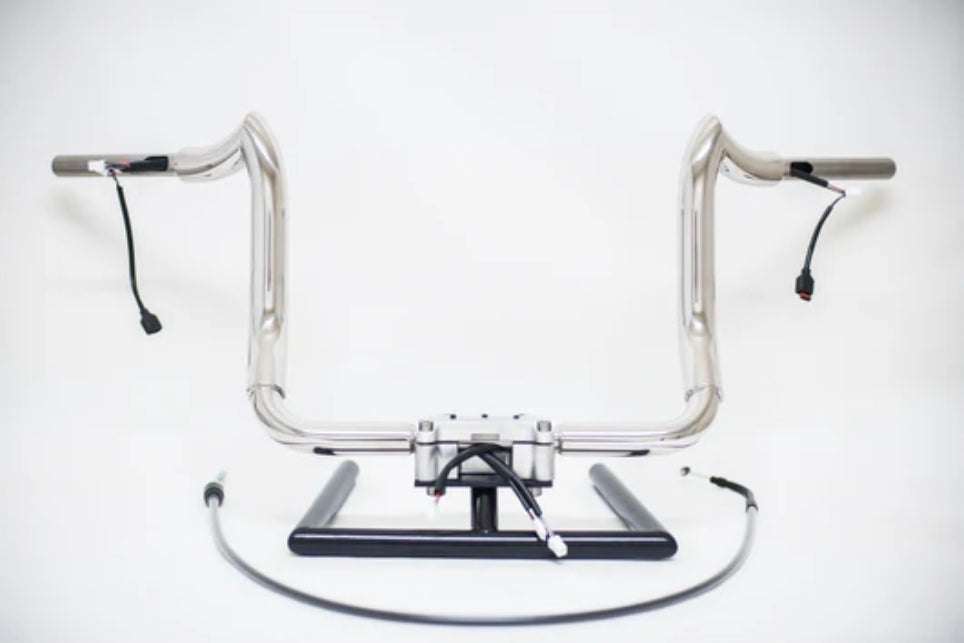 KST Pre-Wired Bison Bagger Handlebars for 1996–2023 Harley Street Glide | American-Made Handlebars