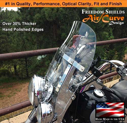 Freedom Shields Harley Davidson Heritage Windshield (2000–2017 Harley Heritage)