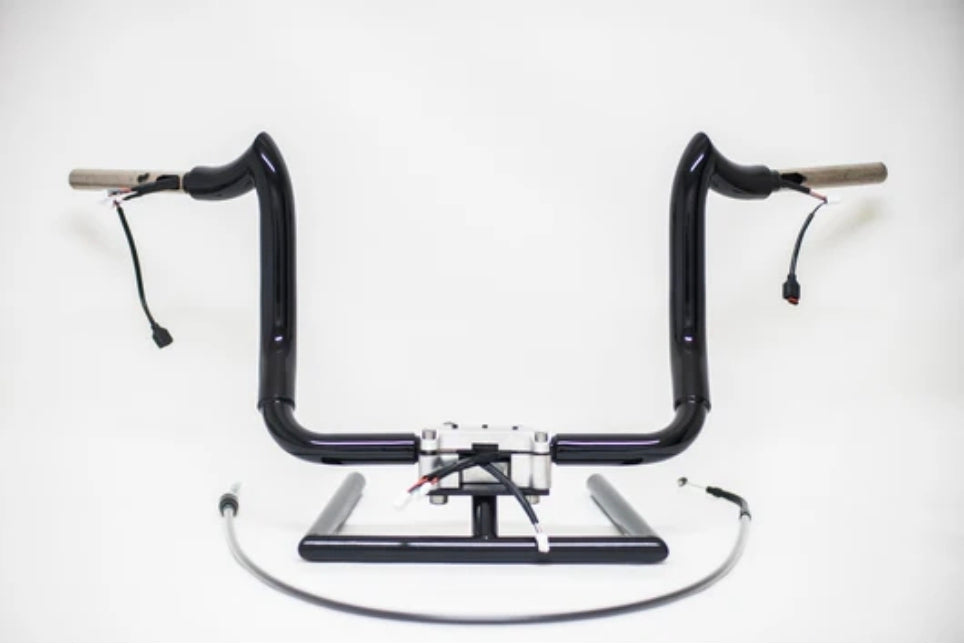KST Pre-Wired Bison Bagger Handlebars for 1996–2023 Harley Street Glide | American-Made Handlebars