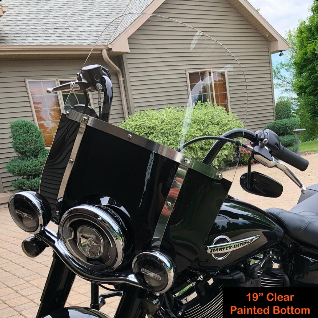 Freedom Shields Harley Davidson Heritage Windshield (2000–2017 Harley Heritage)