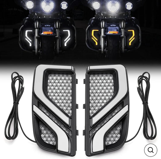 Kemimoto| Lower Faring Led Turn Signal Lights | Harley-Davidson
