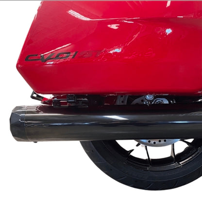 4.5" B.A.M. Stick Slip-on On Mufflers | Midnight Chrome | 2017 & Up | Harley-Davidson