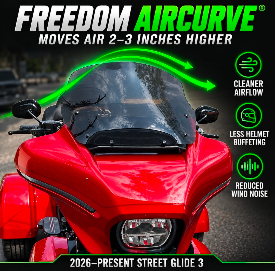 2026–Present Street Glide 3 Windshield | Freedom Shields