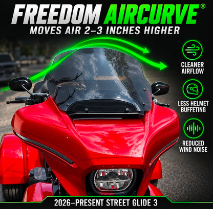 2026–Present Street Glide 3 Windshield | Freedom Shields