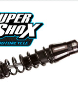 Super Shox – logo with a single shock