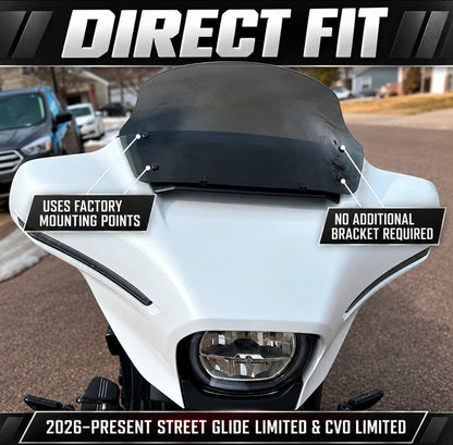 2026–Present Street Glide Limited Windshield | Freedom Shields