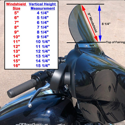 Harley-Davidson Street Glide Windshield 1986-2023