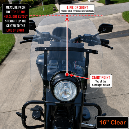 Harley Davidson Road King Freedom Shields Windshield | 94'-Present