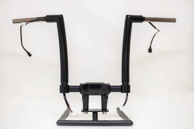 KST Pathfinder Pre-Wired Handlebars (Road Glide 2024-2026) – black pre-wired handlebar, front view