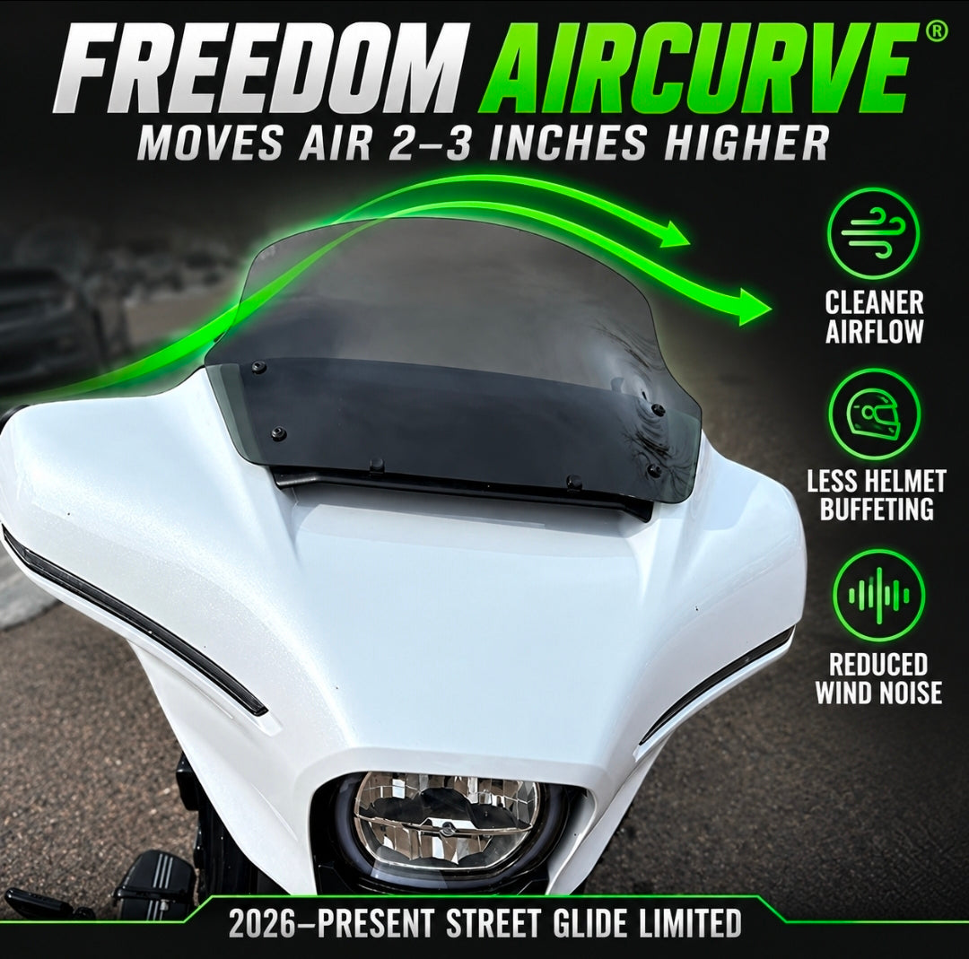 2026–Present Street Glide Limited Windshield | Freedom Shields