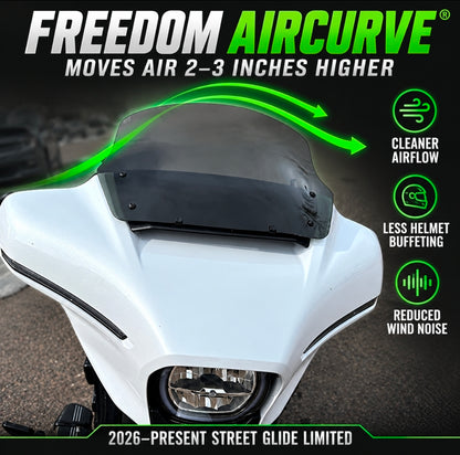 2026–Present Street Glide Limited Windshield | Freedom Shields